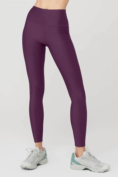 Shop Alo Yoga 7/8 High-waist Airlift Legging In Plum In Pink