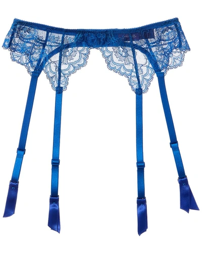 Shop Journelle Anais Suspender Belt In Blue