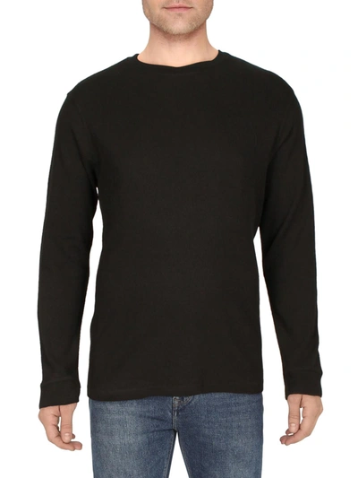 Shop Levi's Mens Waffe Knit Crewneck Thermal Shirt In Multi