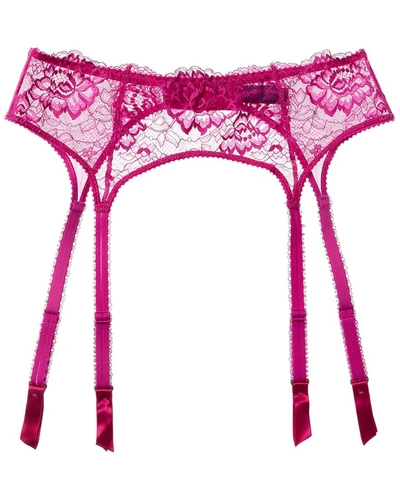 Shop Journelle Isabel Suspender Belt In Pink