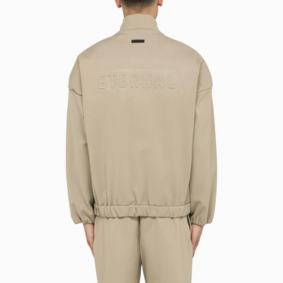 Shop Fear Of God Eternal Beige Jacket With Zip