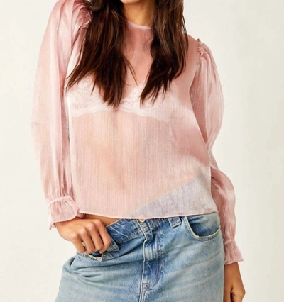 Shop Free People Freya Frost Top In Pink