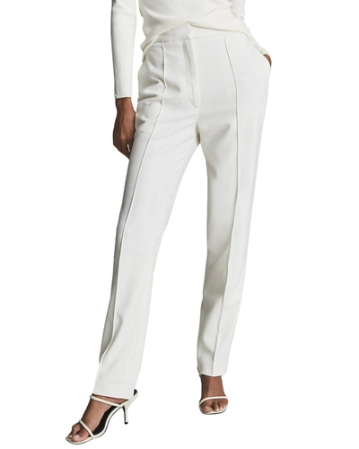 Shop Reiss Devon Tux Detail Trouser In White