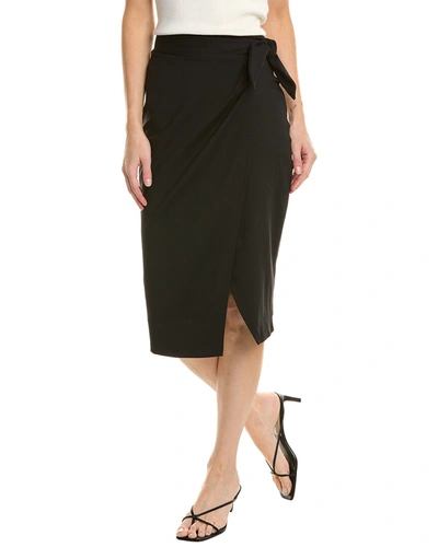 Shop Susana Monaco Tie Wrap Skirt In Black