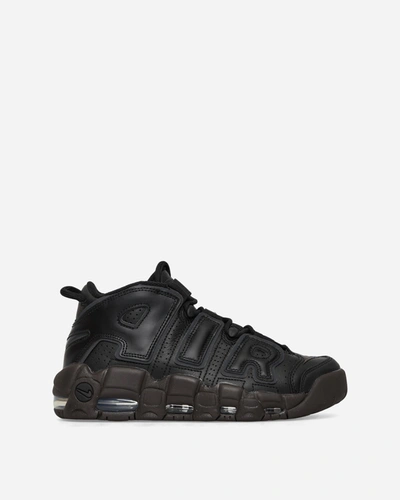 Nike Sportswear AIR MORE UPTEMPO - Sneakers alte - black/anthracite/brown/ nero 