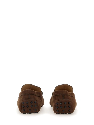 Shop Tod's Rubberized Moccasin In Brown