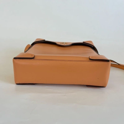 Pre-owned Manu Atelier Brown Pristine Leather Box Bag