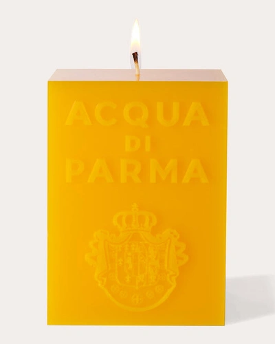 Shop Acqua Di Parma Yellow Cube Candle Cotton