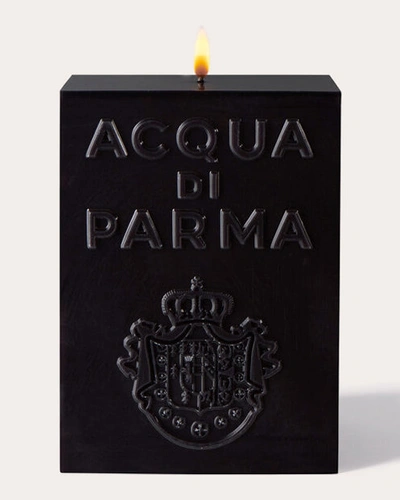 Shop Acqua Di Parma Black Cube Candle Cotton