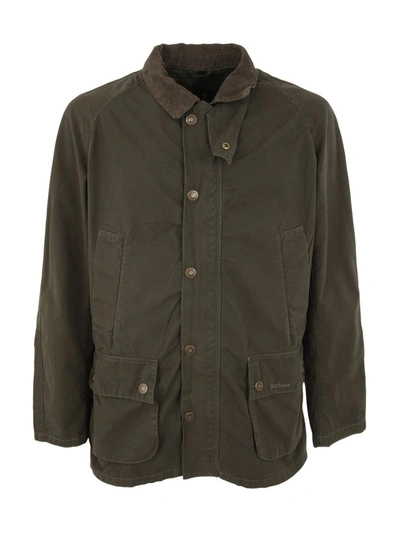 Shop Barbour Ashby Casual Clothing In Green