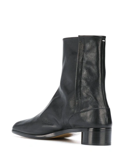 Shop Maison Margiela Maison  Margiela Tabi Ankle Boots In Black