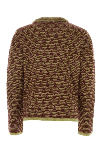 Namacheko Red Swey Knitted Polo Shirt In Multicoloured