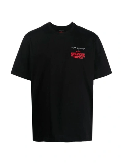 Shop Throwback . Stranger Things Capsule T-shirt Clothing In Black