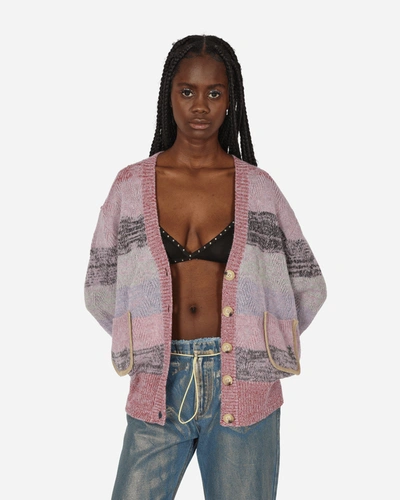 Shop Cormio Renato Oversized Embroidered Cardigan In Pink