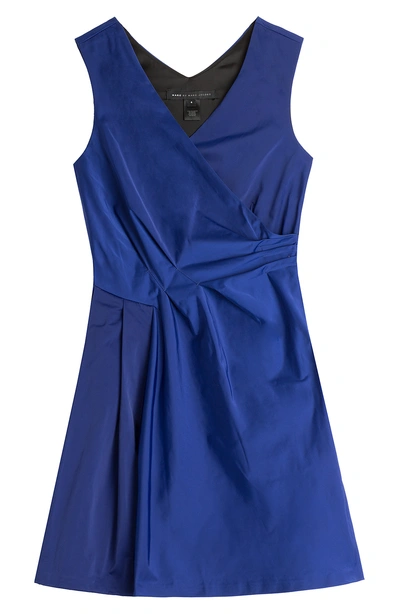 Marc By Marc Jacobs Dress With Gathered Detail In Purple