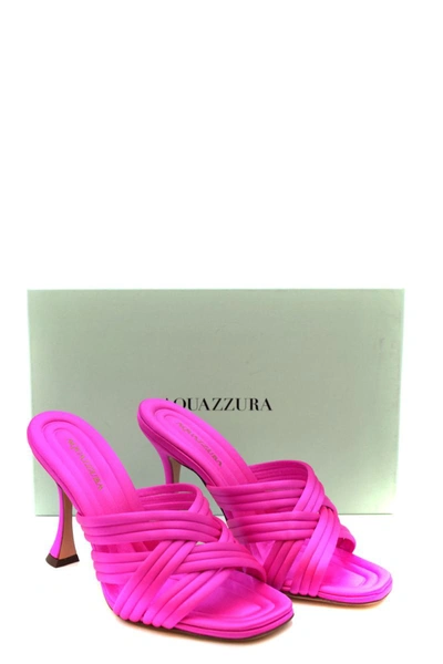 Shop Aquazzura Sandals In Fuchsia
