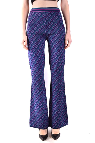 Shop Diane Von Furstenberg Trousers In Multicolor