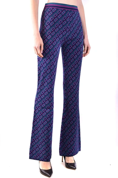 Shop Diane Von Furstenberg Trousers In Multicolor