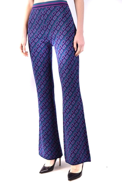 Shop Diane Von Furstenberg Trousers In Multicolor