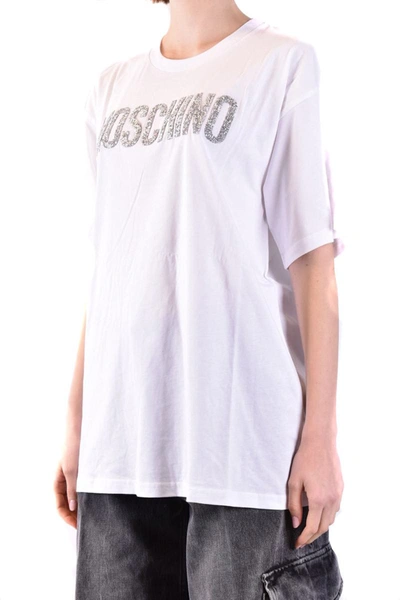Shop Moschino T-shirts In White