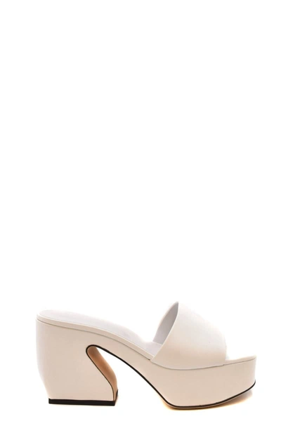 Shop Si Rossi Sandals In White