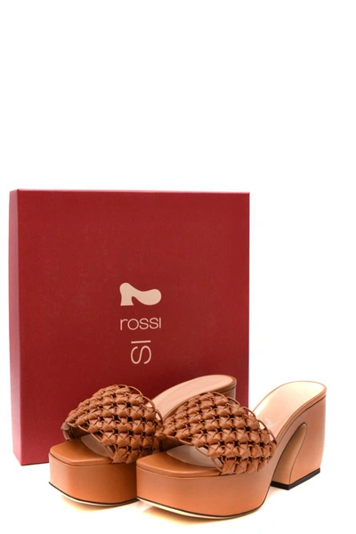 Shop Si Rossi Sandals In Leather