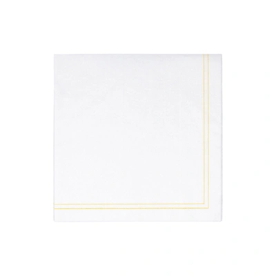 Shop Vietri Papersoft Napkins Linea Yellow Dinner Napkins (pack Of 20)