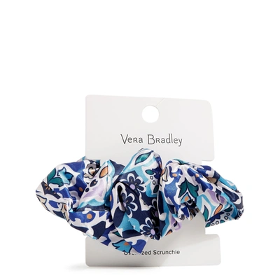 Shop Vera Bradley Oversized Scrunchie In Blue