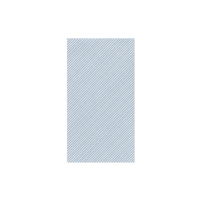 Shop Vietri Papersoft Napkins Light Blue Seersucker Stripe Guest Towels (pack Of 20)
