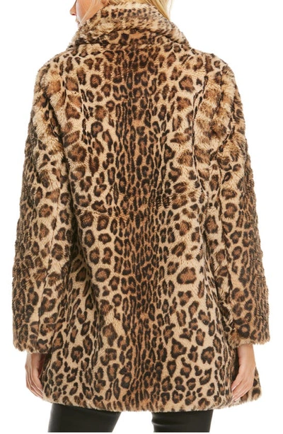 Donna Salyers Fabulous-furs Le Mink Faux Fur Jacket In Leopard