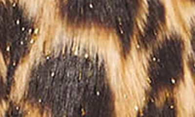 Donna Salyers Fabulous-furs Stardust Leopard Print Faux Fur Coat In Multi