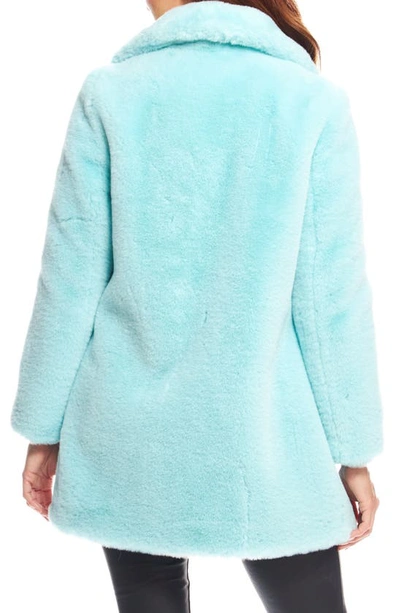Donna Salyers Fabulous-furs Le Mink Faux Fur Jacket In Mint