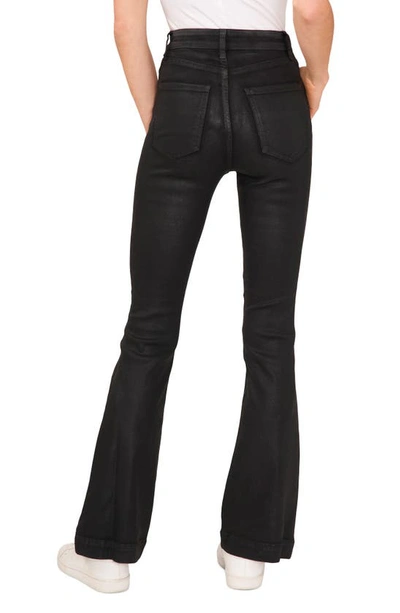 Shop Cece High Waist Coated Jeans In Rich Black
