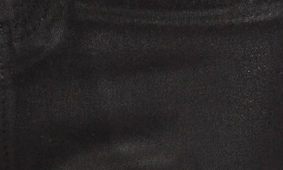 Cece Women's Coated Flare Jeans In Rich Black