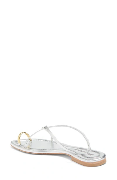 Shop Jeffrey Campbell Pacifico Slide Sandal In Silver Gold