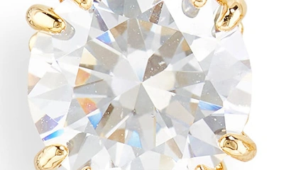 Swarovski Ladies Constella Round Cut Crystal Stud Earrings In Gold