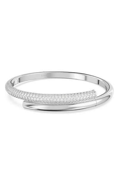 Shop Swarovski Dextera Bangle In Silver