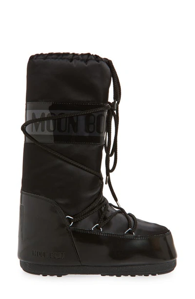 Shop Moon Boot ® Icon Glance Water Repellent Boot In Black