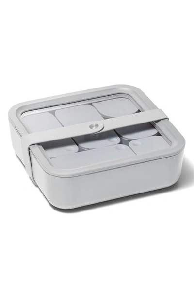 Shop Caraway 10-cup Glass Food Storage Container In Gray