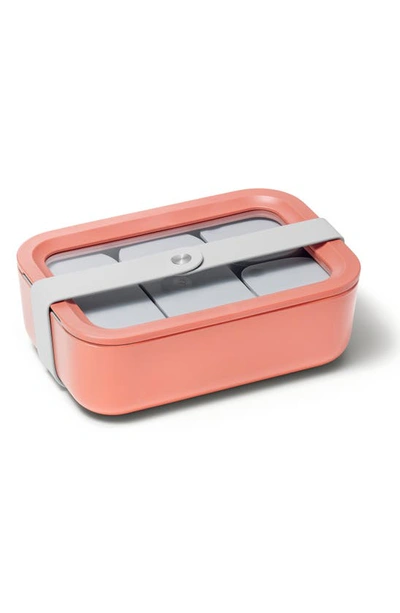 Caraway 6.6-cup Glass Food Storage Container In Perracotta