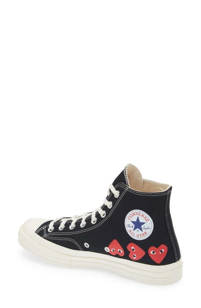 Shop Comme Des Garçons X Converse Gender Inclusive Chuck Taylor® Heart High Top Sneaker In Black