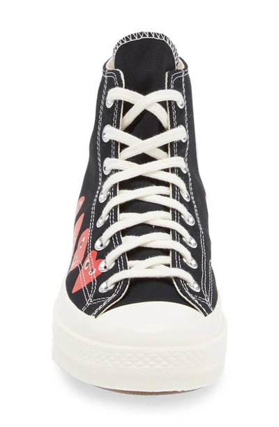 Comme Des Garçons Comme Des Garcons Chuck Taylor High Top Sneakers In Black