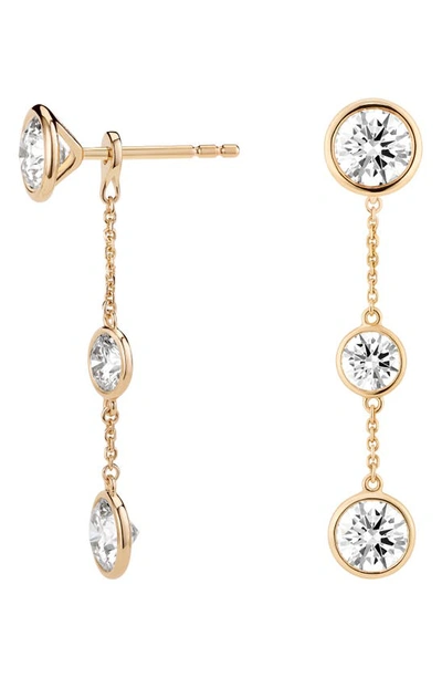 Shop Lightbox 1.5-carat Lab Created Diamond Earring Chain Enhancers In 14k Yellow Gold