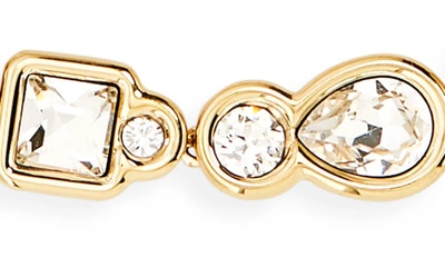 Shop Swarovski Small Dextera Crystal Bracelet In Gold