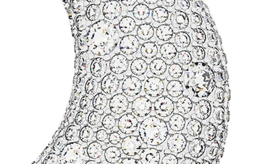 Shop Swarovski Luna Xl Crystal Pendant Necklace In Silver