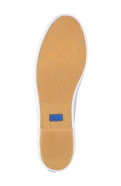 Keds Triple Kick Platform Sneaker In White Canvas