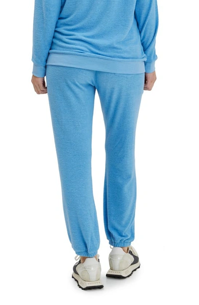 Nom Maternity Wren Soft Lounge Sweatpants In Bluebell