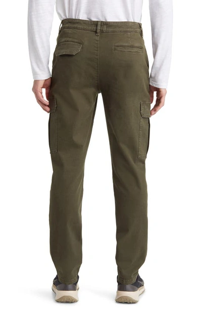 Dl1961 Micah Pleated Tapered Twill Cargo Pants In Dryad Twill