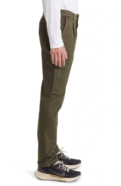 Dl1961 Micah Pleated Tapered Twill Cargo Pants In Dryad Twill