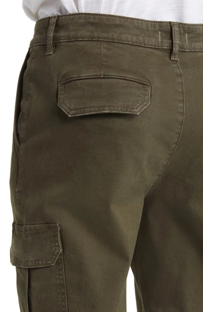 Dl1961 Micah Pleated Tapered Twill Cargo Pants In Dryad Twill